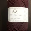 8/4 Aubergine - KK Color Cotton økologisk bomuldsgarn fra Karen Klarbæk