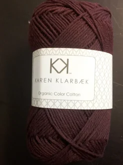 8/4 Aubergine - KK Color Cotton økologisk bomuldsgarn fra Karen Klarbæk