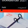2021 Blokkalender, refill Mayland
