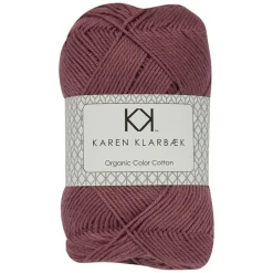 8/4 Blomme - KK Color Cotton økologisk bomuldsgarn fra Karen Klarbæk