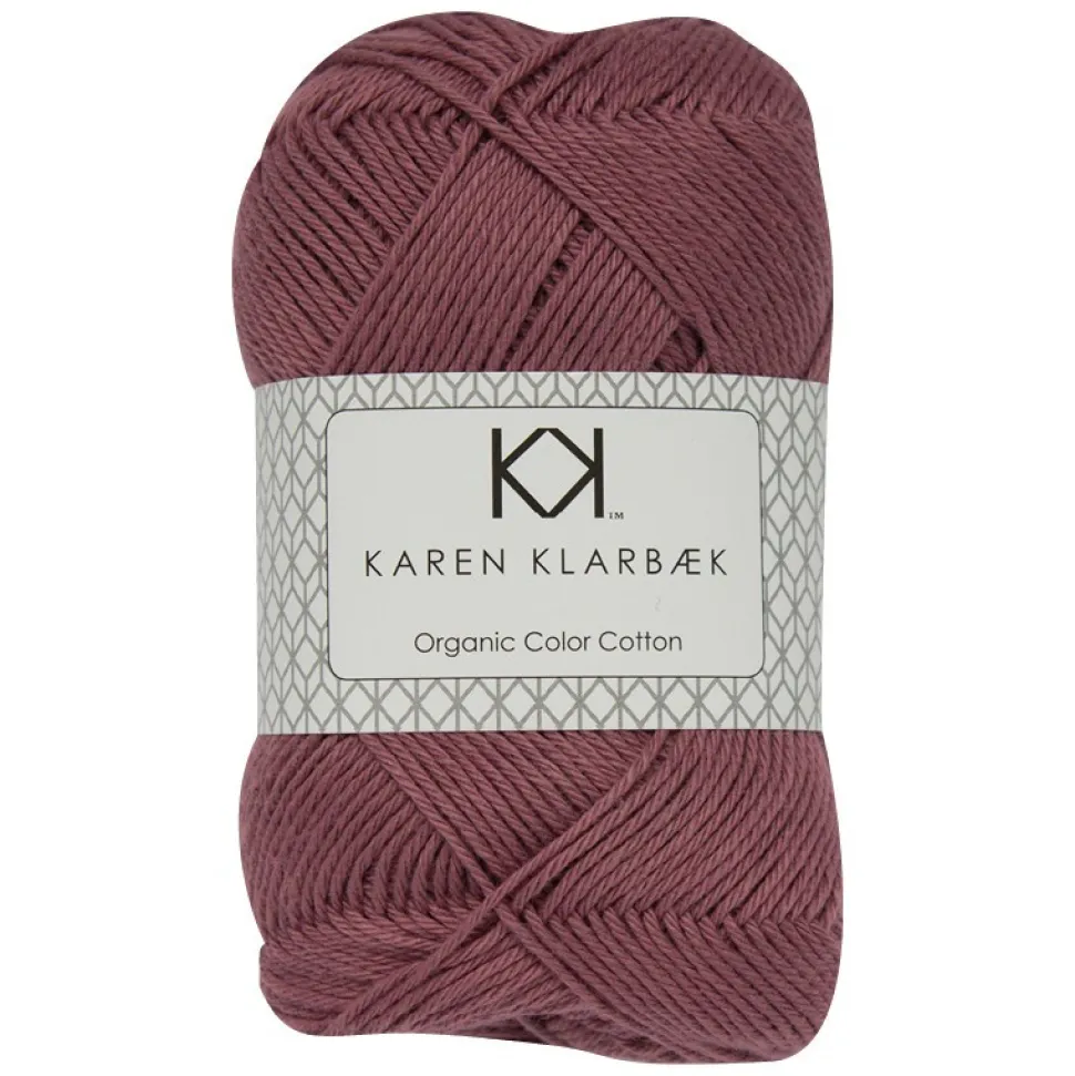 8/4 Blomme - KK Color Cotton økologisk bomuldsgarn fra Karen Klarbæk