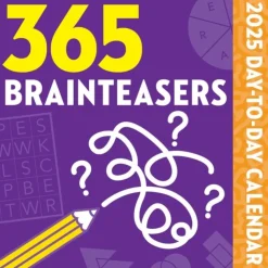 365 Brainteasers 2025 Day-to-Day Calendar (Kalender, Calendar, Engelsk)