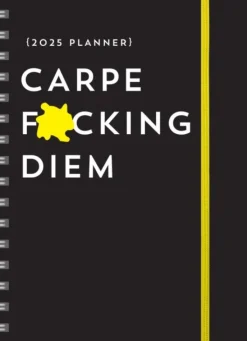 2025 Carpe F*cking Diem Planner: August 2024-December 2025 (Kalender, Calendar, Engelsk) af Sourcebooks