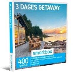 3 dages getaway: 2 overnatninger med morgenmad for 2 personer (Oplevelsesgave, Gavekort)