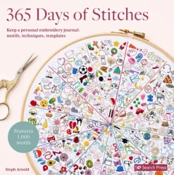 365 Days of Stitches: Keep a Personal Embroidery Journal: Motifs, Techniques, Templat... (Bog, Paperback / softback, Engelsk)