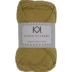 8/4 Falmet gul - KK Color Cotton økologisk bomuldsgarn fra Karen Klarbæk