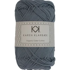8/4 Falmet jeansblå - KK Color Cotton økologisk bomuldsgarn fra Karen Klarbæk