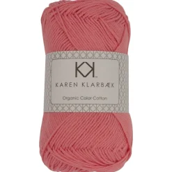 8/4 Fersken - KK Color Cotton økologisk bomuldsgarn fra Karen Klarbæk