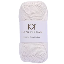 8/4 Ivory white - KK Color Cotton økologisk bomuldsgarn fra Karen Klarbæk