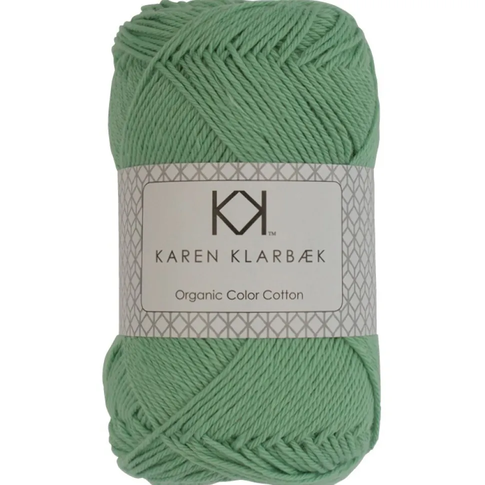 8/4 Jadegrøn - KK Color Cotton økologisk bomuldsgarn fra Karen Klarbæk