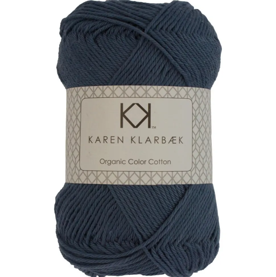 8/4 Jeansblå - KK Color Cotton økologisk bomuldsgarn fra Karen Klarbæk