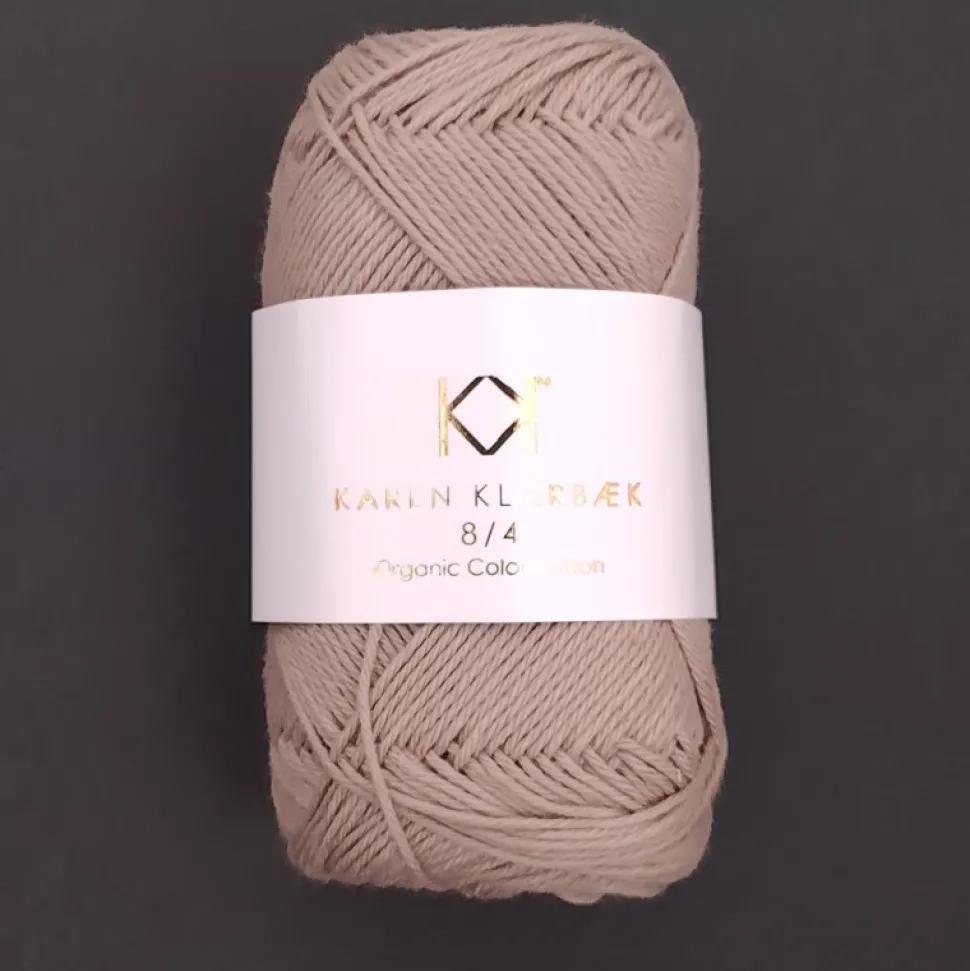 8/4 Latte - KK Color Cotton økologisk bomuldsgarn fra Karen Klarbæk (Garn)