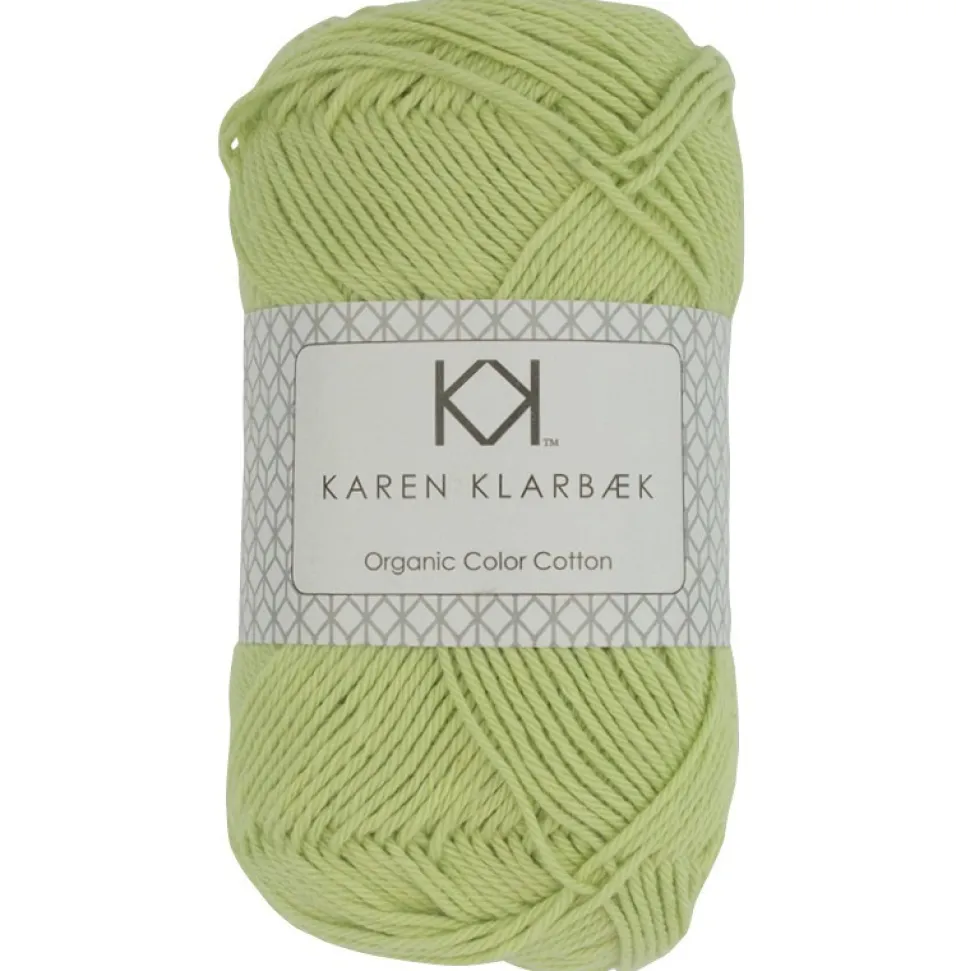 8/4 Lys grøn - KK Color Cotton økologisk bomuldsgarn fra Karen Klarbæk