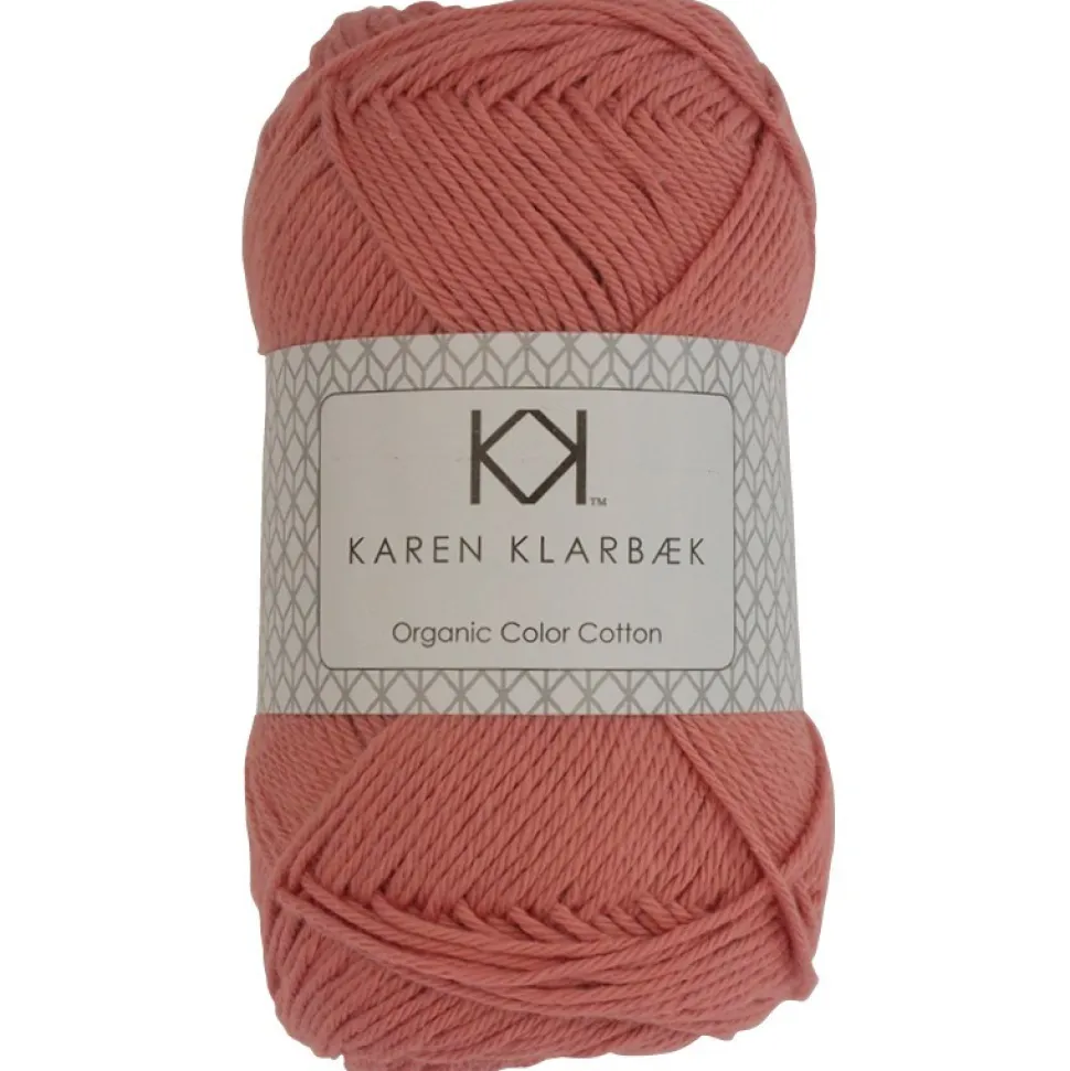 8/4 Lys murstensrød - KK Color Cotton økologisk bomuldsgarn fra Karen Klarbæk