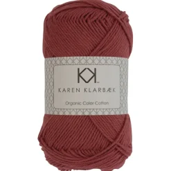 8/4 Murstensrød - KK Color Cotton økologisk bomuldsgarn fra Karen Klarbæk