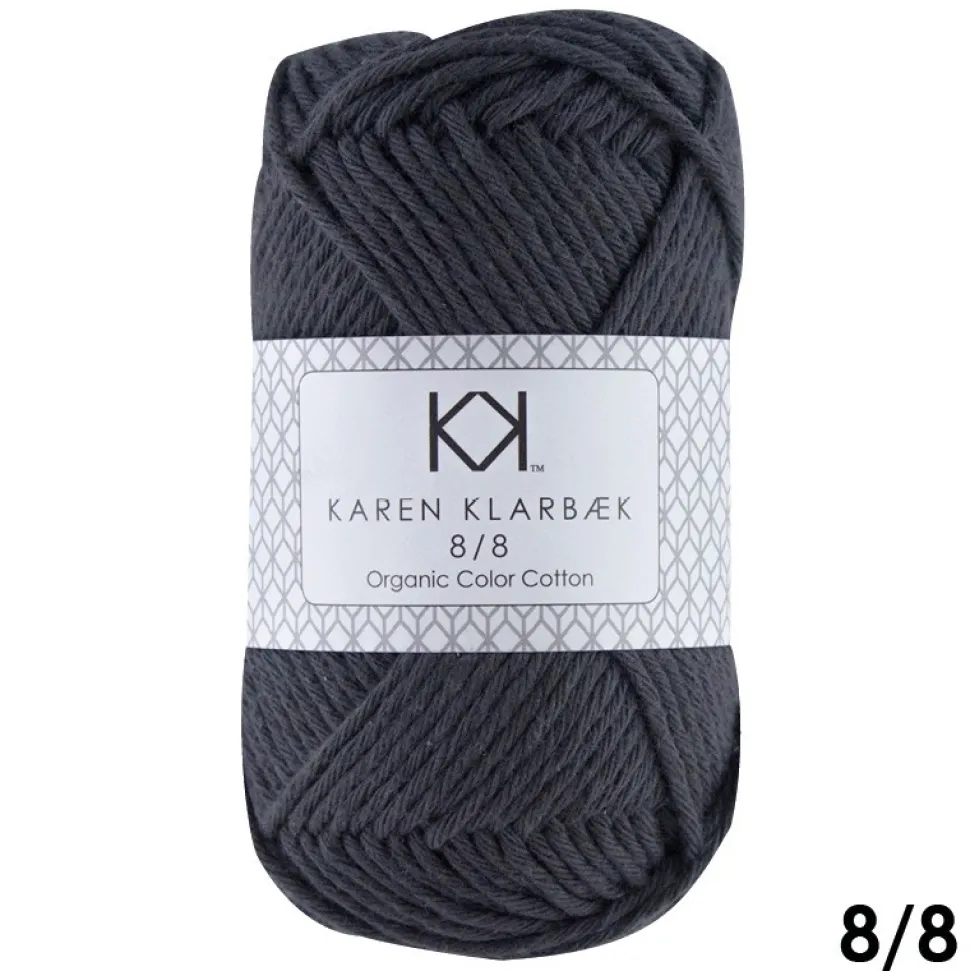 8/8 Natskygge - KK Color Cotton økologisk bomuldsgarn fra Karen Klarbæk
