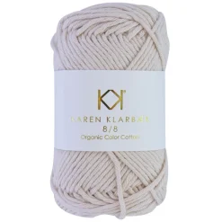 8/8 Nude - KK Color Cotton økologisk bomuldsgarn fra Karen Klarbæk