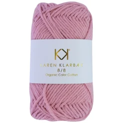8/8 Old Rose - KK Color Cotton økologisk bomuldsgarn fra Karen Klarbæk