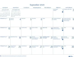 2025 Parish Wall Calendar: September 2024 through December 2025 (Kalender, Calendar, Engelsk)