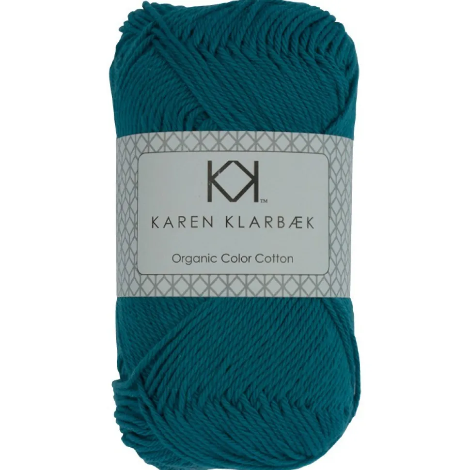 8/4 Petrol blå - KK Color Cotton økologisk bomuldsgarn fra Karen Klarbæk