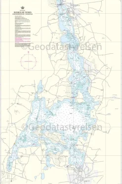 118 Roskilde Fjord, Frederikssund - Roskilde - [RODEKASSE/DEFEKT] (Rodekassen, Kort Plano, Dansk)