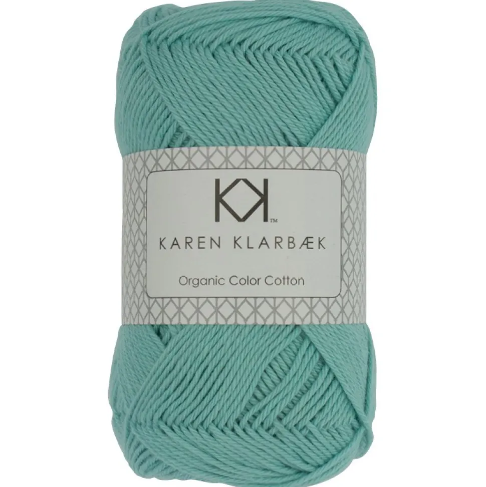8/4 Turkis - KK Color Cotton økologisk bomuldsgarn fra Karen Klarbæk