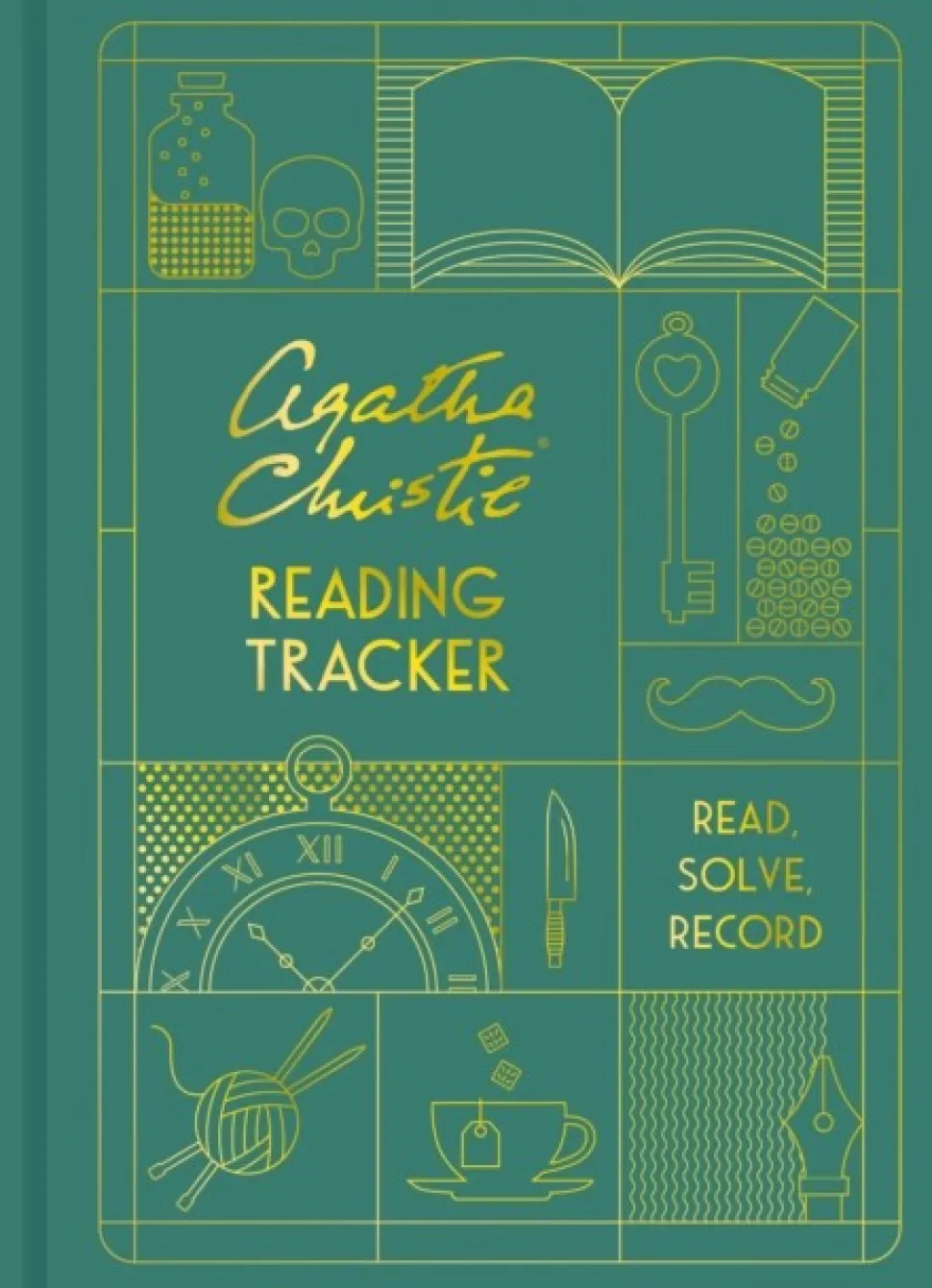 Agatha Christie Reading Tracker: Read, Solve, Record (Diary or journal, Engelsk) af Chronicle Books