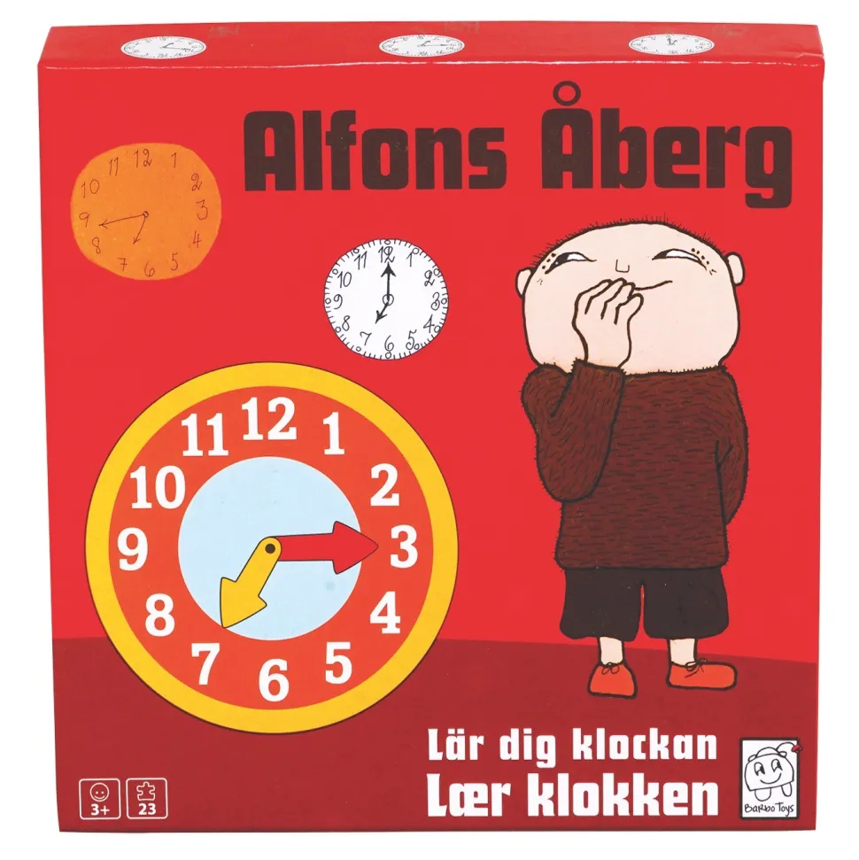 Alfons Åberg Lær klokken (Spil, Dansk)