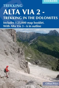 Alta Via 2 - Trekking in the Dolomites: Includes 1:25,000 map booklet. With Alte Vie ... (Bog, Paperback / softback, Engelsk)