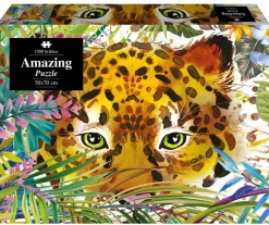 Amazing Puzzle - Leopard akvarel (Spil)
