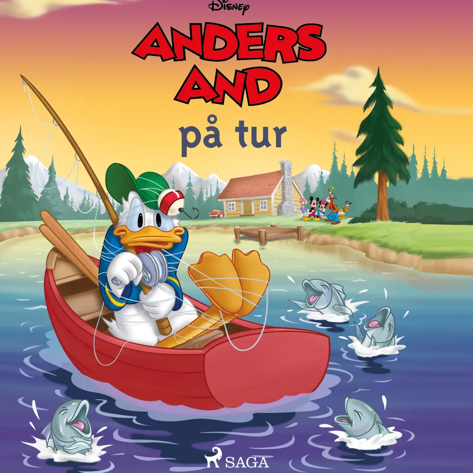 Anders And på tur (Lydbog, zip_mp3, Dansk) af Disney