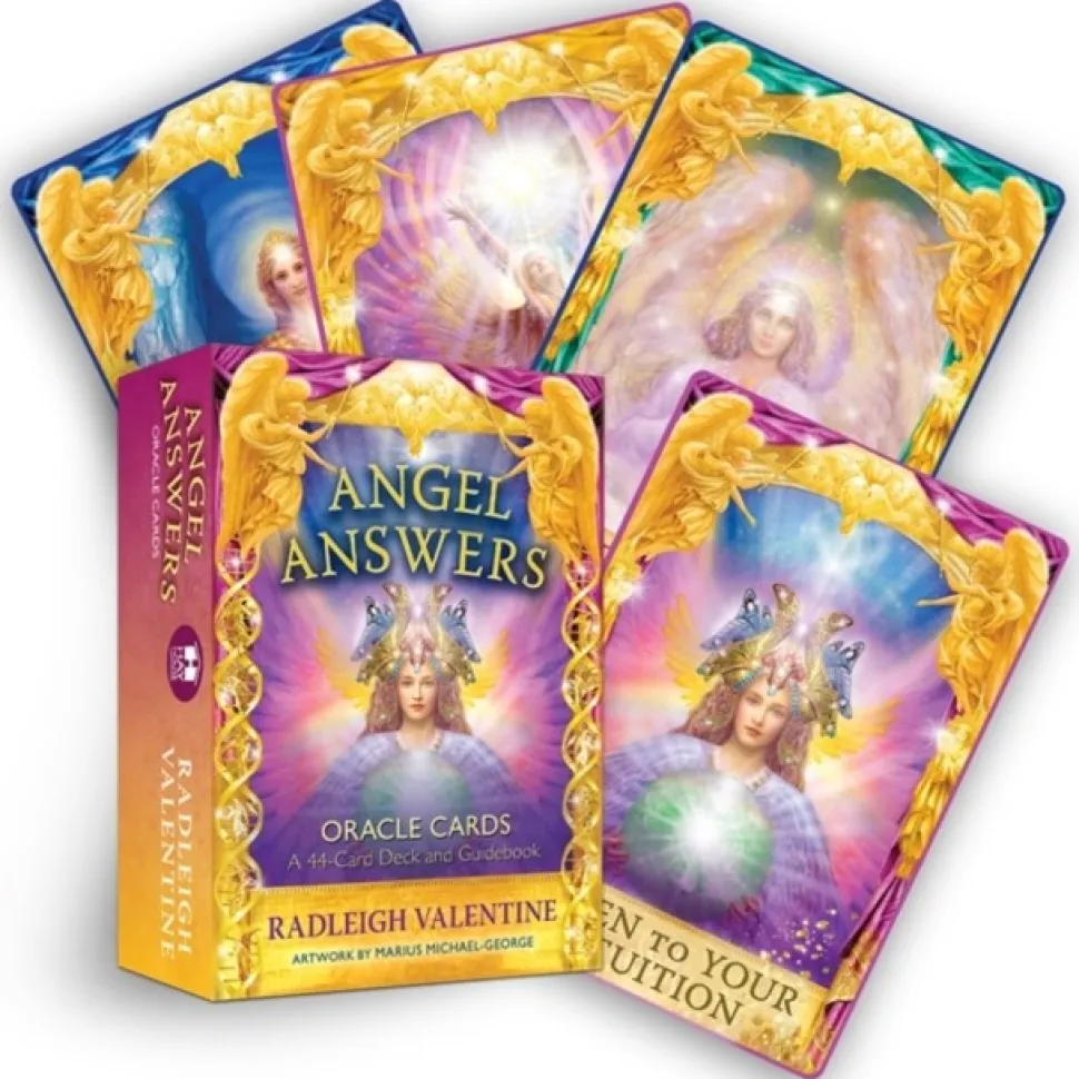 Angel Answers Oracle Cards: A 44-Card Deck and Guidebook (Cards, Engelsk) af Radleigh Valentine