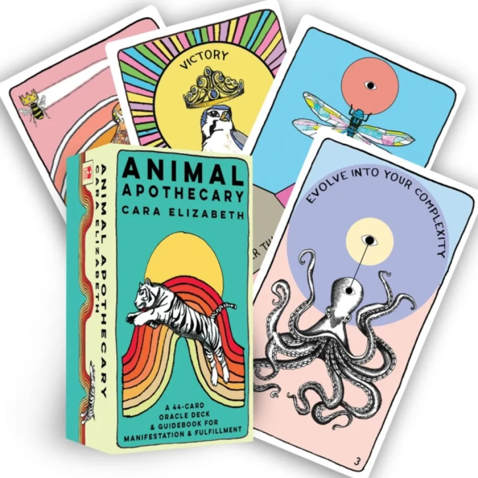 Animal Apothecary: A 44-Card Oracle Deck & Guidebook for Manifestation & Fulfillment (Cards, Engelsk) af Cara Elizabeth Harmsen