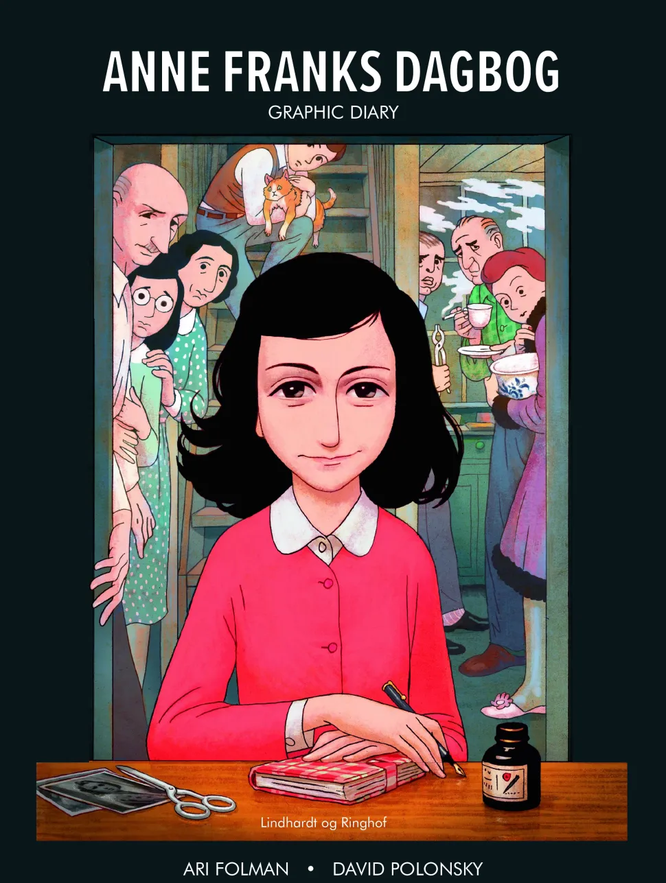 Anne Franks Dagbog graphic novel (Bog, Indbundet, Dansk) af Anne Frank