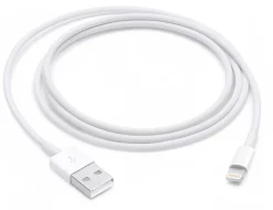 Apple Charging Cable USB-A to Lightning, White (2m)      (Mobil- & tablet-tilbehør)