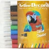 Artline Decorite brush metallic 10-sæt (Kontorartikler)
