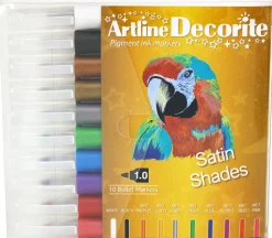 Artline Decorite bullet metallic 10-sæt (Kontorartikler)