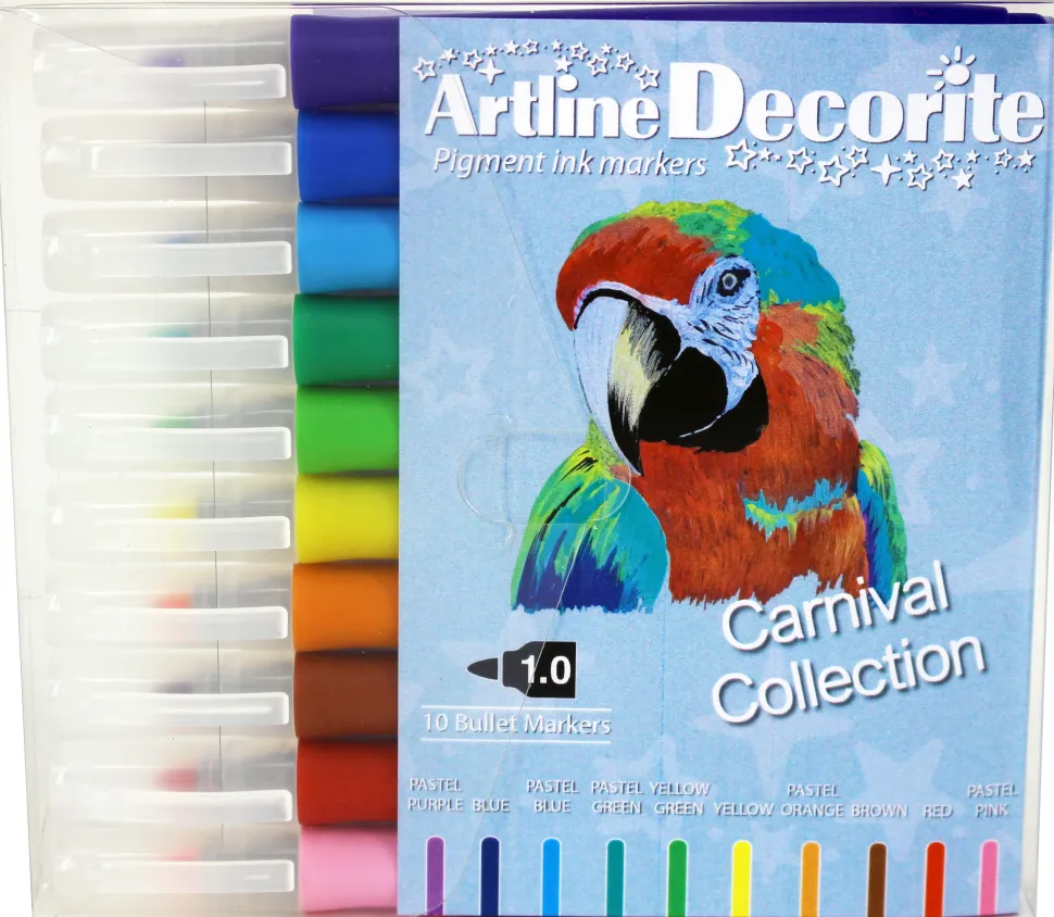 Artline Decorite bullet pastel 10-sæt (Kontorartikler)
