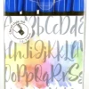 Artline Supreme Calligraphy Pen 5/set blue (Kontorartikler)