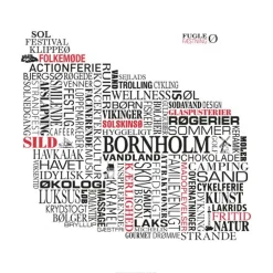 Associationsplakat Bornholm 50x50 cm