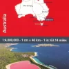 Australia, Michelin National Map 785 (Falset, Engelsk) af Michelin