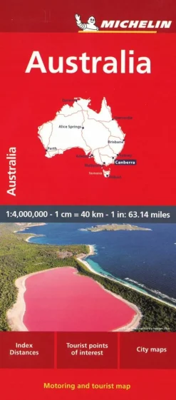 Australia, Michelin National Map 785 (Falset, Engelsk) af Michelin