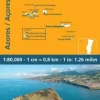 Azores - Michelin Regional Map 595 (Sheet map, folded, Engelsk) af Michelin