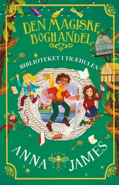 Biblioteket i træhulen: Den magiske boghandel 5 (Bog, Indbundet, Dansk) af Anna James