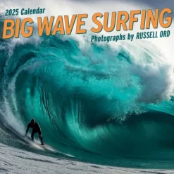Big Wave Surfing Wall Calendar 2025 (Kalender, Calendar, Engelsk)