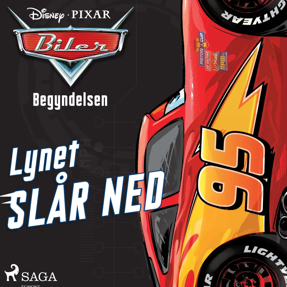 Biler - Begyndelsen - Lynet slår ned (Lydbog, zip_mp3, Dansk) af Disney