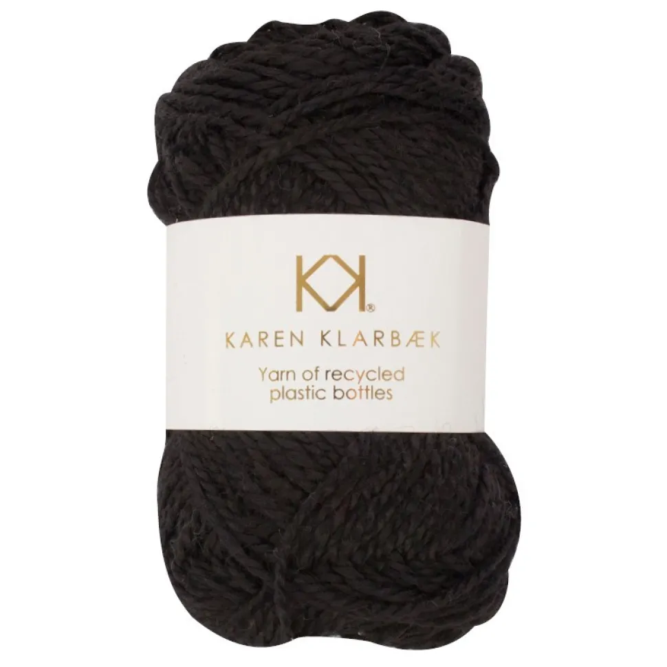 Black - Recycled Bottle Yarn 3008