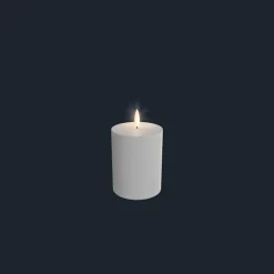 Bloklys (Ivory - 7,8 x 10/12,9 CM) (LED-lys)