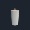 Bloklys (Ivory - 10,1 x 17,8 CM) Outdoor Edition (LED-lys)
