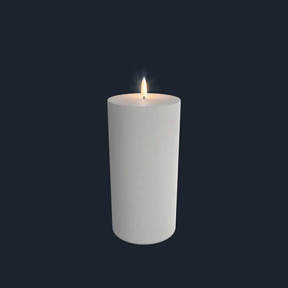 Bloklys (Ivory - 10,1 x 17,8 CM) Outdoor Edition (LED-lys)